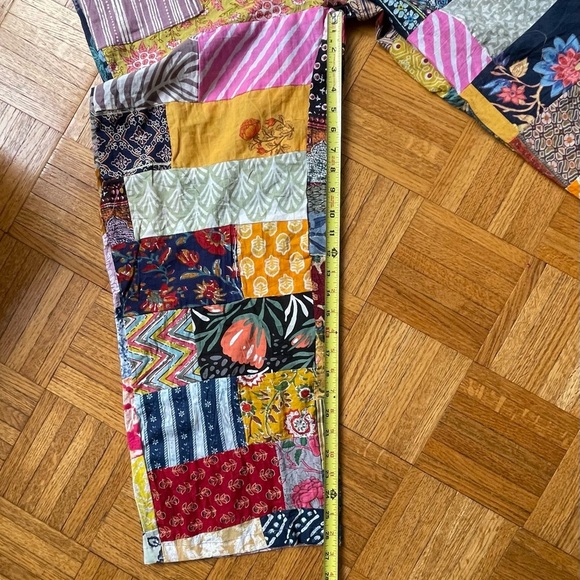 Kathmandu Imports Colorful Bohemian Patchwork Harem Jumpsuit Size OS NWT - Picture 8 of 10